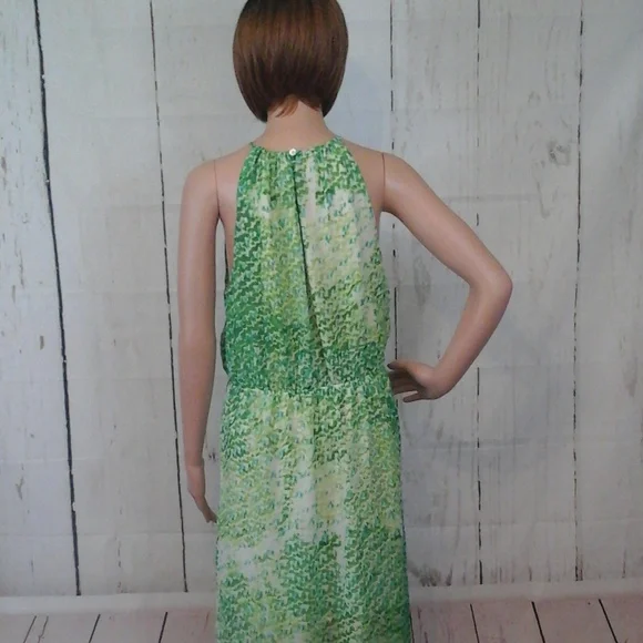 Romeo & Juliet Couture Sleeveless Green Spaghetti Strap Size Medium Hi L… - Picture 4 of 5